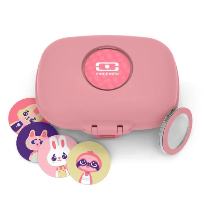 Fiambrera compacta rosa blush polipropileno (sin BPA) 600 ml - Monbento
