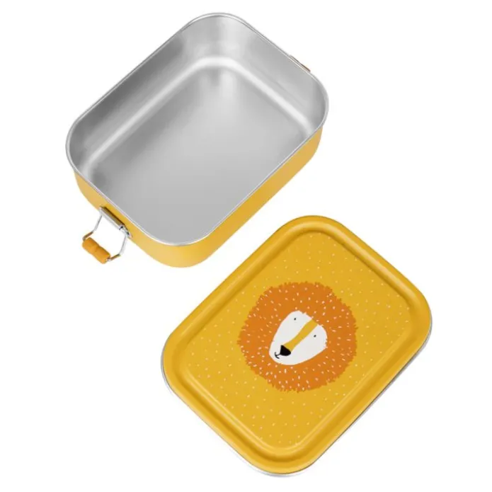 Fiambrera de acero inoxidable amarilla león 800 ml - Trixie