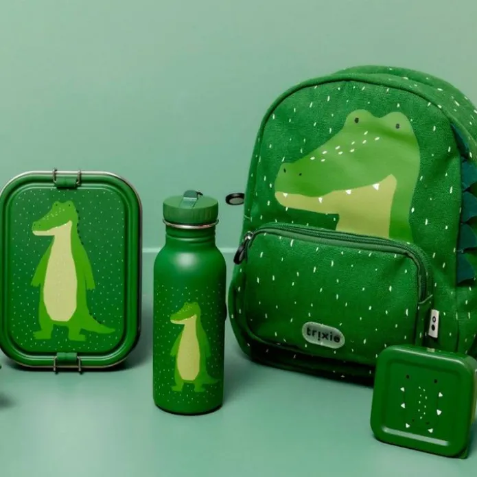 Fiambrera de acero inoxidable verde caimán 1,2 L - Trixie