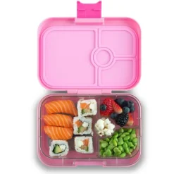 Fiambrera de tritán (sin BPA) con 4 compartimentos Panino Arcoíris - Yumbox