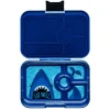 Fiambrera de tritán (sin BPA) con 4 compartimentos Tapas azul Tiburón - Yumbox