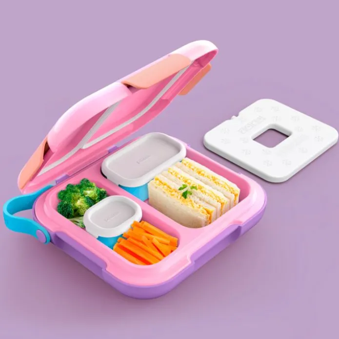 Fiambrera refrigerante Neat Bento rosa - Zoku