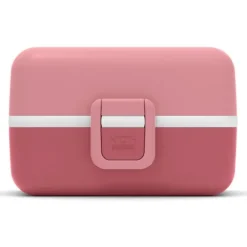 Fiambrera triple compacta rosa blush polipropileno (sin BPA) 800 ml - Monbento