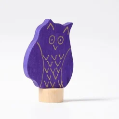 Figura búho de madera para calendario anual circular y para espiral - Grimm's