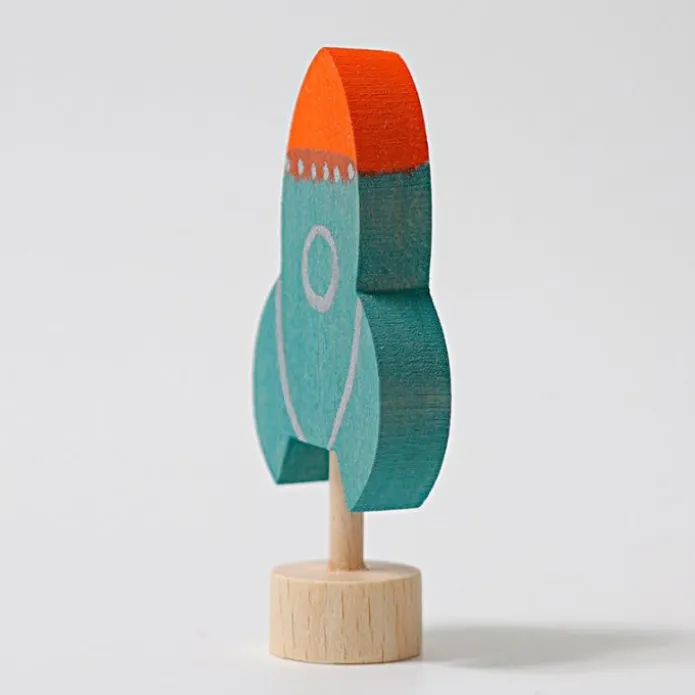 Figura cohete de madera para calendario anual circular y para espiral - Grimm's