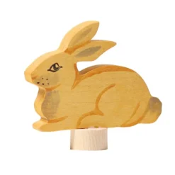 Figura conejo de madera para calendario anual y espiral de celebración - Grimm's