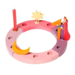 Figura estrella de madera para calendario anual circular y para espiral - Grimm's