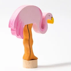 Figura flamenco de madera para calendario anual y espiral de celebración - Grimm's