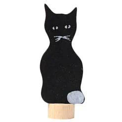 Figura gato de madera para calendario anual circular y para espiral - Grimm's