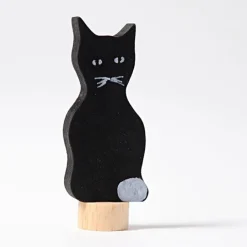 Figura gato de madera para calendario anual circular y para espiral - Grimm's