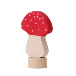 Figura hongo de madera para calendario anual y espiral de celebración - Grimm's