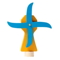 Figura molino de viento de madera para calendario anual y espiral de celebración - Grimm's