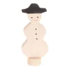 Figura muñeco de nieve de madera para calendario anual circular y para espiral - Grimm's
