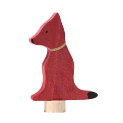 Figura perro de madera para calendario anual y espiral de celebración - Grimm's