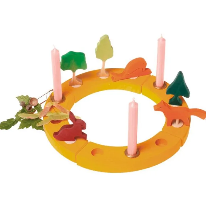 Figura pino de madera para calendario anual circular y para espiral - Grimm's