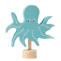 Figura pulpo de madera para calendario anual circular y para espiral - Grimm's