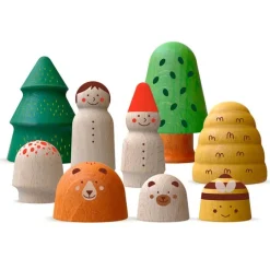 Figuras de madera bosque (10) - Londji