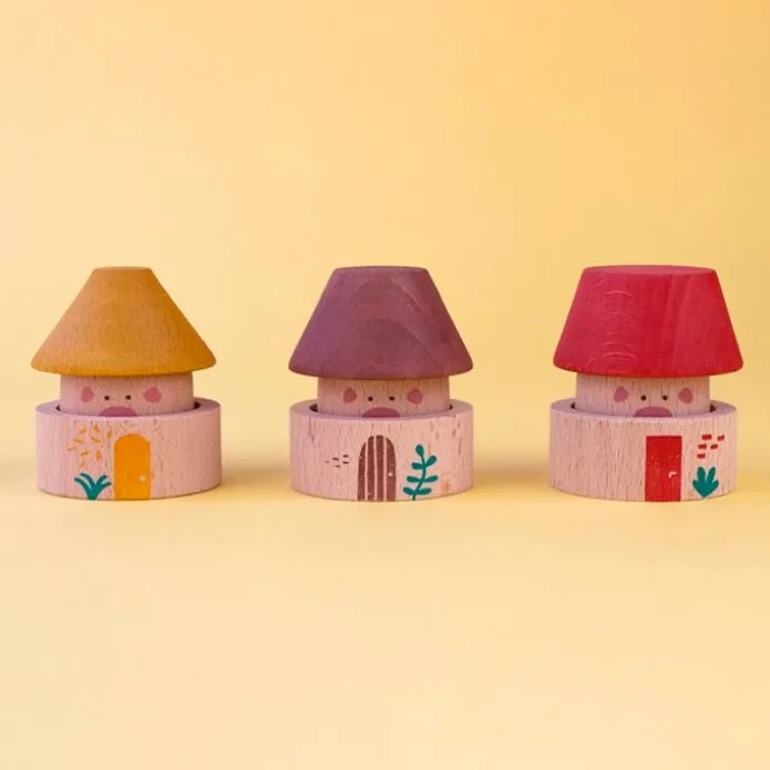 Figuras de madera Los 3 cerditos (13) - Londji