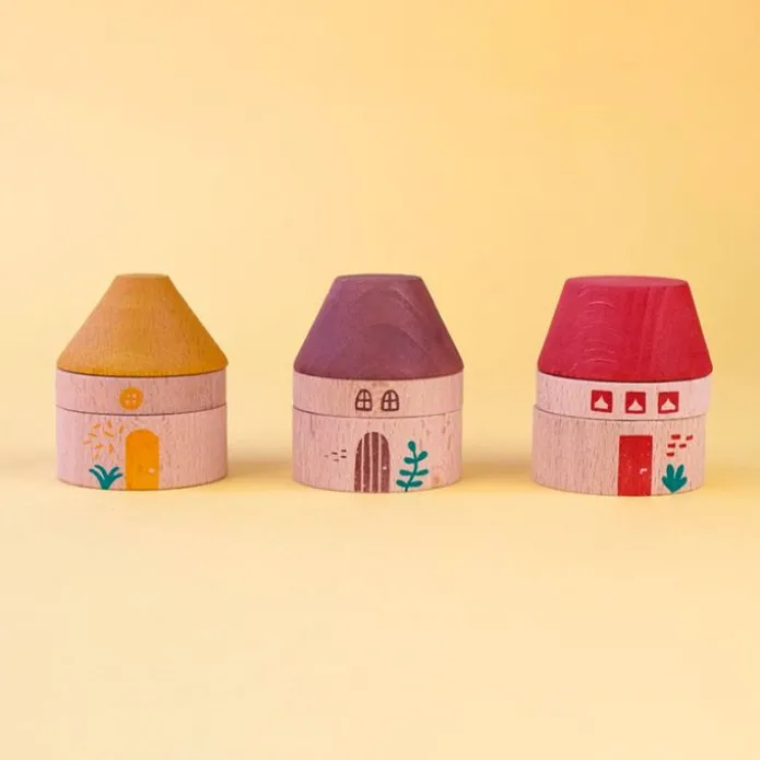 Figuras de madera Los 3 cerditos (13) - Londji