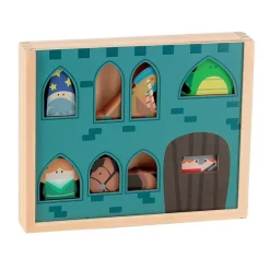 Figuras de madera y caja Historias del Castillo (6) - Vilac