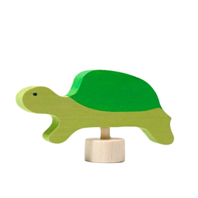 Figura tortuga de madera para calendario anual y espiral de celebración - Grimm's