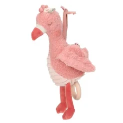 Flamenco de peluche musical con colgador Safari Friends - Little Dutch