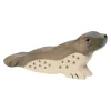 Foca con la cabeza alzada de madera - HOLZTIGER