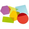 Formas geométricas de acetato de colores translúcidos (6) - TickiT