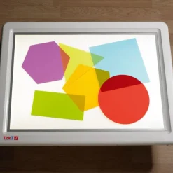 Formas geométricas de acetato de colores translúcidos (6) - TickiT