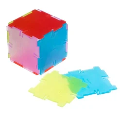 Formas geométricas de colores translúcidos para construir volúmenes (56) - Miniland