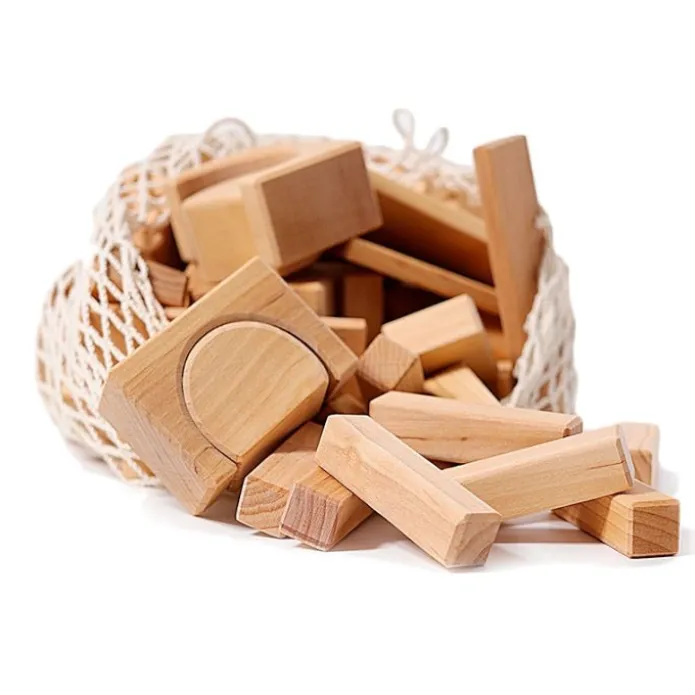 Formas geométricas de madera natural (60) - Grimm's