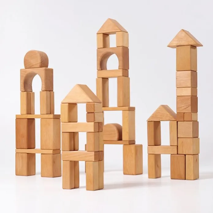 Formas geométricas de madera natural (60) - Grimm's