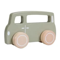Furgoneta de madera verde oliva - Little Dutch