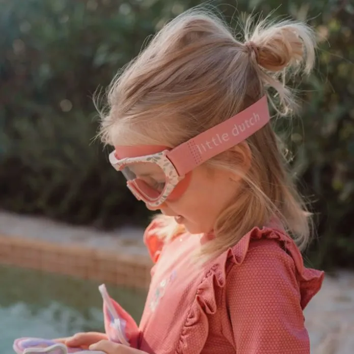 Gafas de buceo rosas flores - Little Dutch