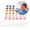 Gemas de madera y cordones para coser y enhebrar (39) - TickiT