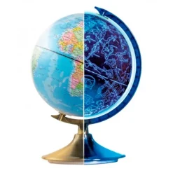 Globo terráqueo con constelaciones día/noche - Buki