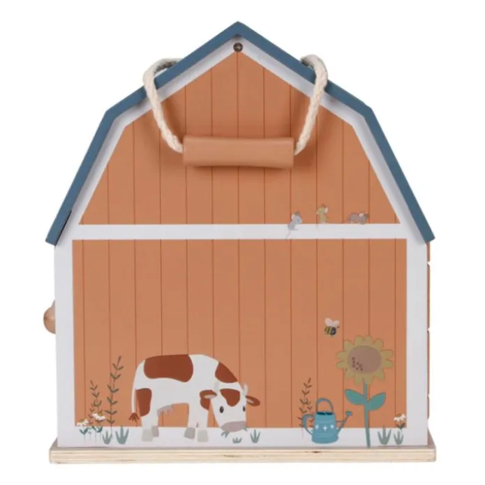 Granja de madera portátil con animales - Little Dutch