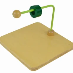 Guía horizontal recta de madera - Montessori