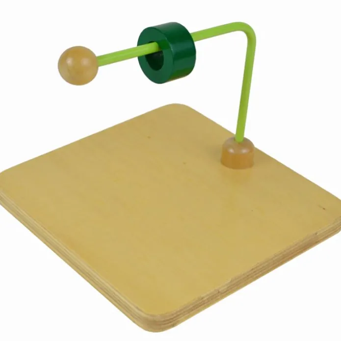 Guía horizontal recta de madera - Montessori