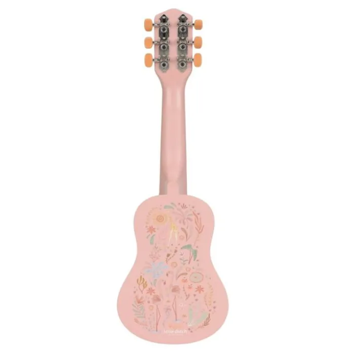 Guitarra de madera rosa Safari Friends - Little Dutch