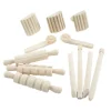Herramientas de madera para plastilina y arena (12) - Deukaliptus