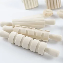 Herramientas de madera para plastilina y arena (12) - Deukaliptus