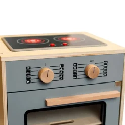Horno y vitrocerámica de madera Emerald Green MamaMemo - Astrup + REGALO tabla cortar