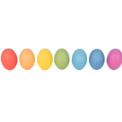 Huevos de madera colores arcoíris (7) - TickiT