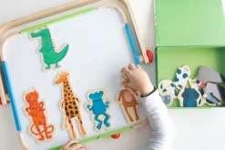 Imanes de madera Animales locos 24 piezas - Djeco