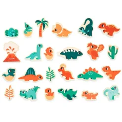 Imanes de madera dinosaurios 24 piezas - Janod