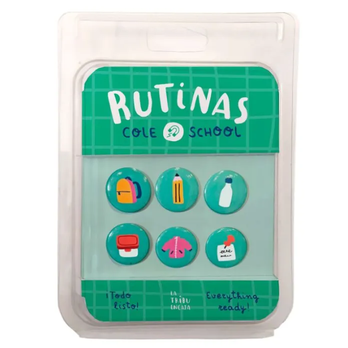 Imanes pictogramas rutina colegio (6) - La Tribu Encaja