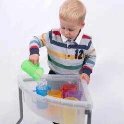 Jarras de plástico de colores con medidas 300 ml (6) - TickiT