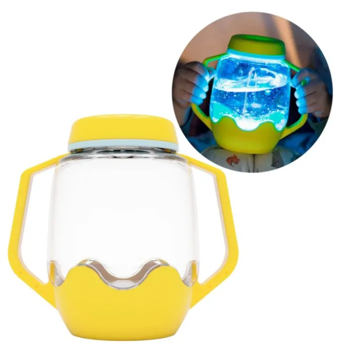 Jarra sensorial amarilla con luces - GloPals