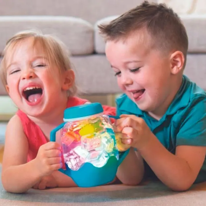 Jarra sensorial amarilla con luces - GloPals